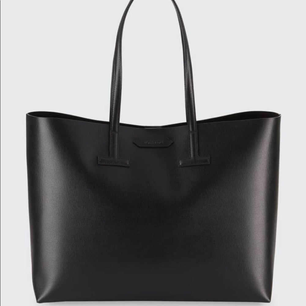 Tom Ford Medium T Saffiano Leather Tote Bag